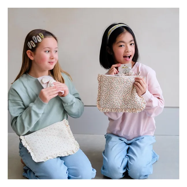Pochette Disty Fleurie | Sable