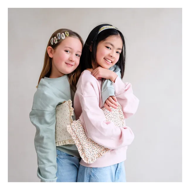 Disty Fleurie clutch bag | Sand