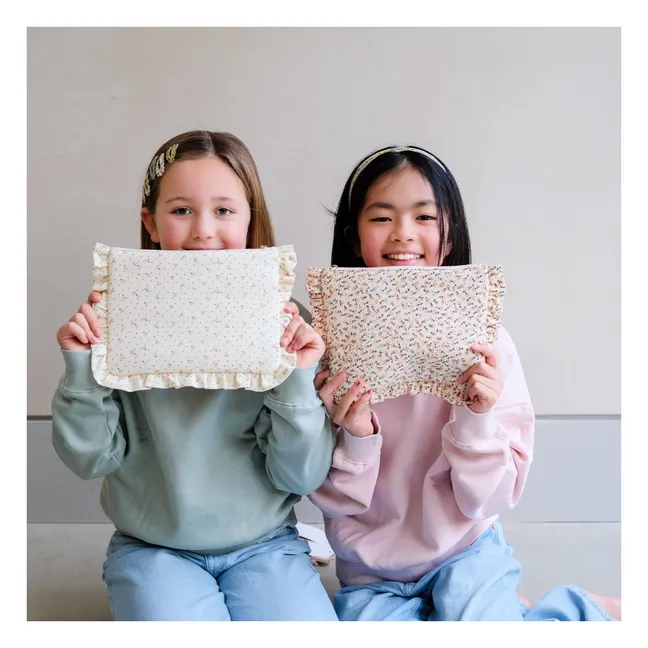Pochette Disty Fleurie | Sable