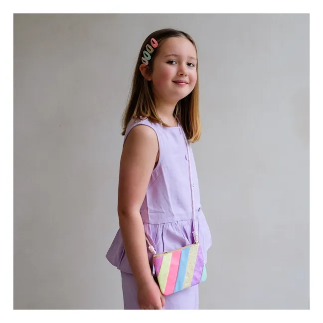 Bolso de rayas | Lila
