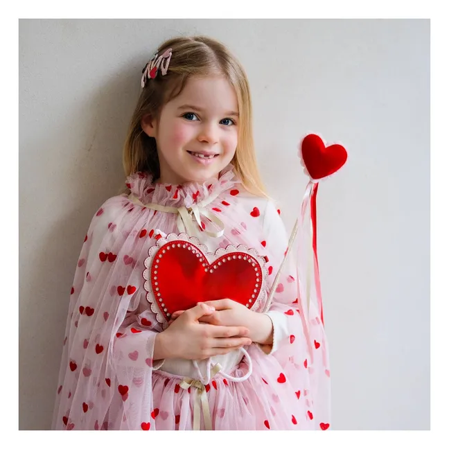 Festoon Heart bag | Red