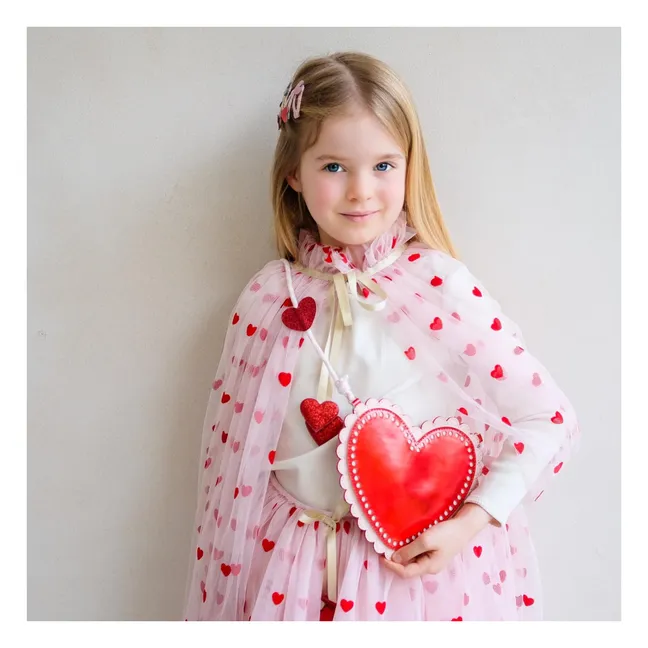 Festoon Heart bag | Red