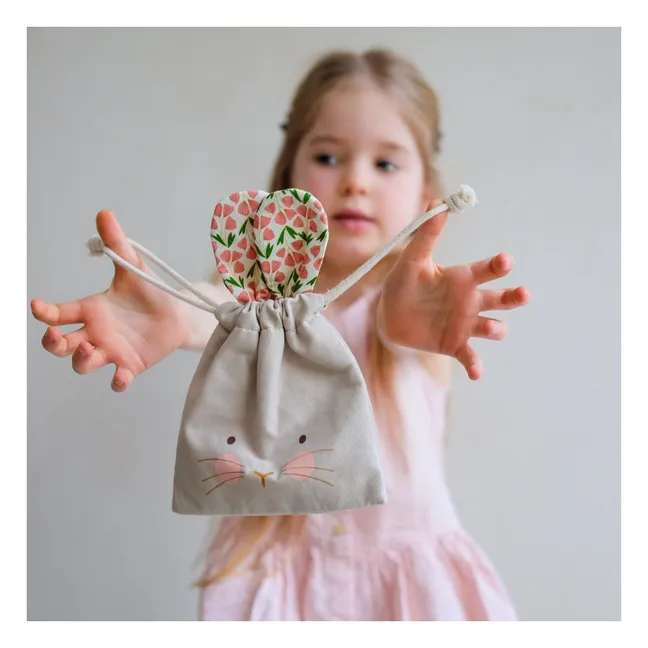 Pochette Lapin Pâques | Rose