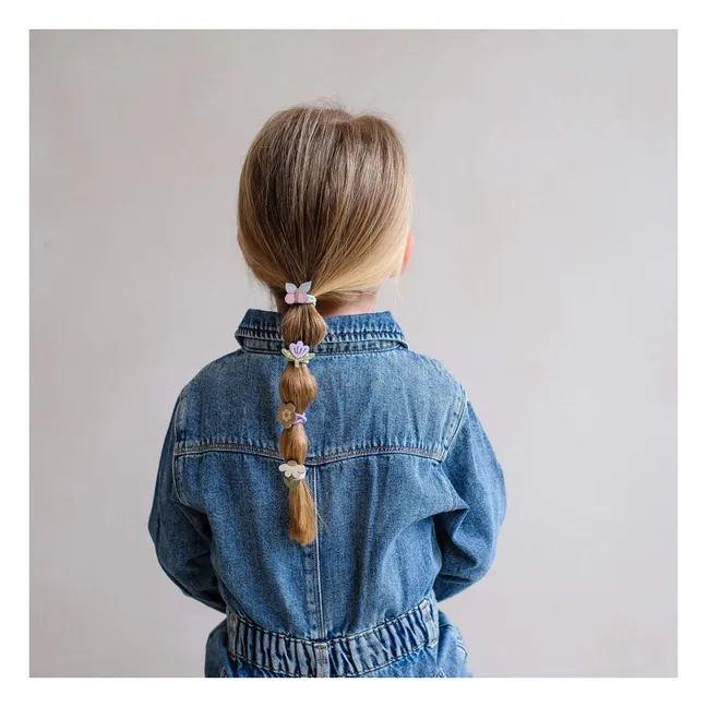 Set of 8 Chouchous Flowers | Lilac