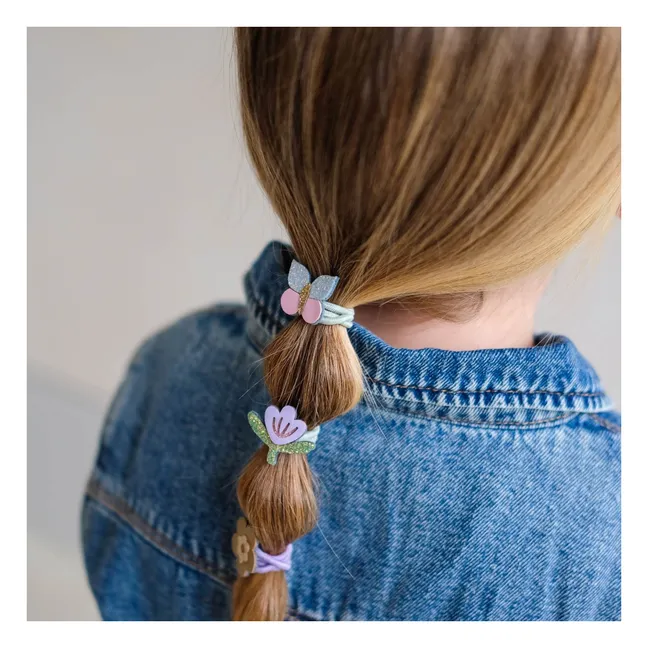 Set of 8 Chouchous Flowers | Lilac