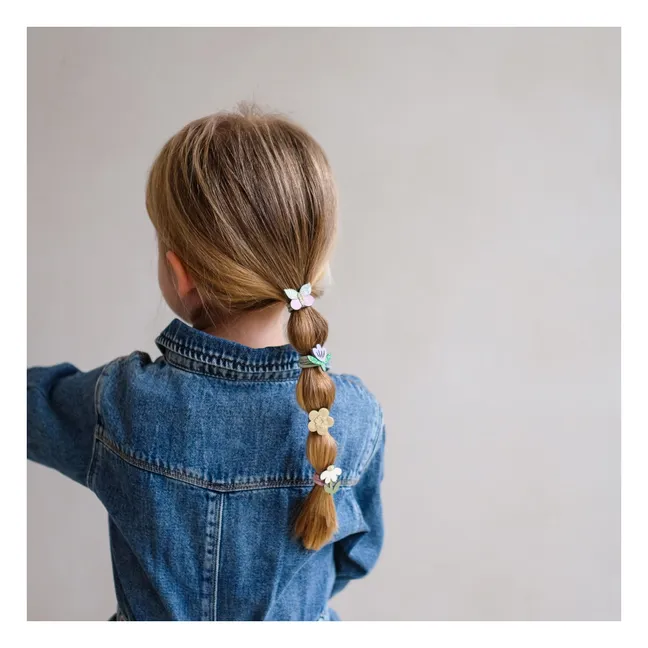 Set of 8 Chouchous Flowers | Lilac