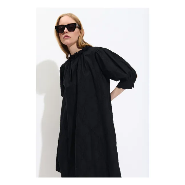 Robe Raffael Popeline de Coton | Noir