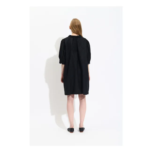 Robe Raffael Popeline de Coton | Noir