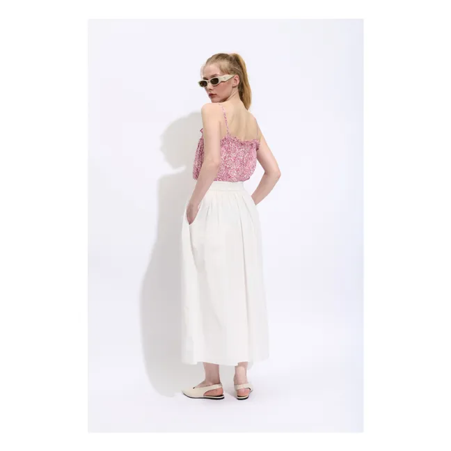 Claude Coton skirt | White
