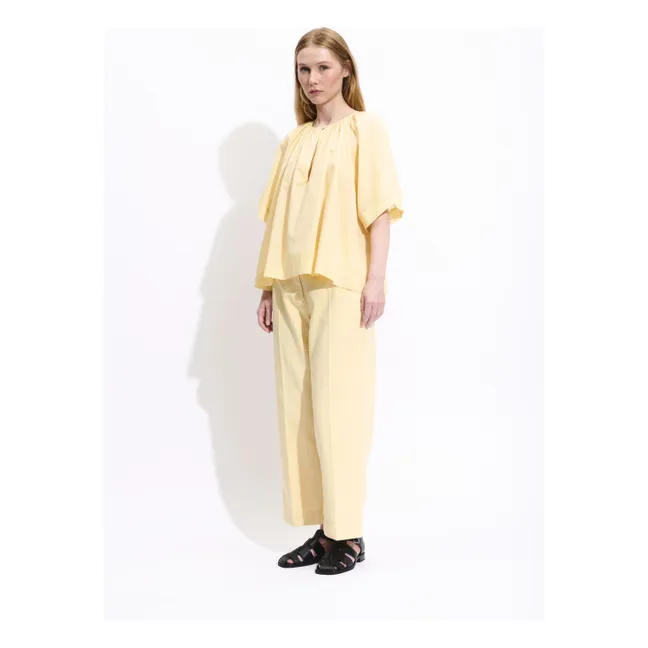 Blouse Carmela Coton | Jaune