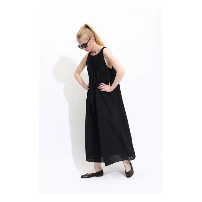 Robe Biaccio Voile de Coton | Noir