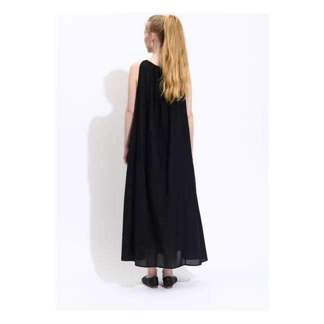 Robe Biaccio Voile de Coton | Noir