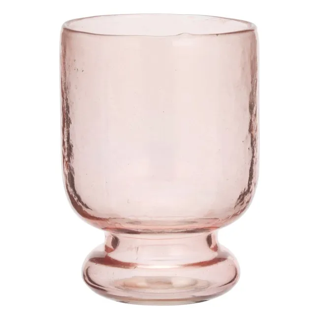 Vaso martillado  | Rosa