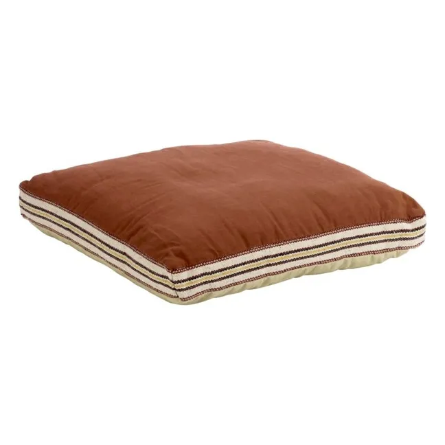 Coussin de sol réversible | Rouille