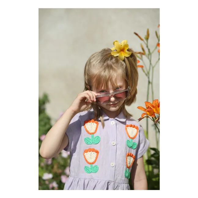 Mila Linen dress | Mauve
