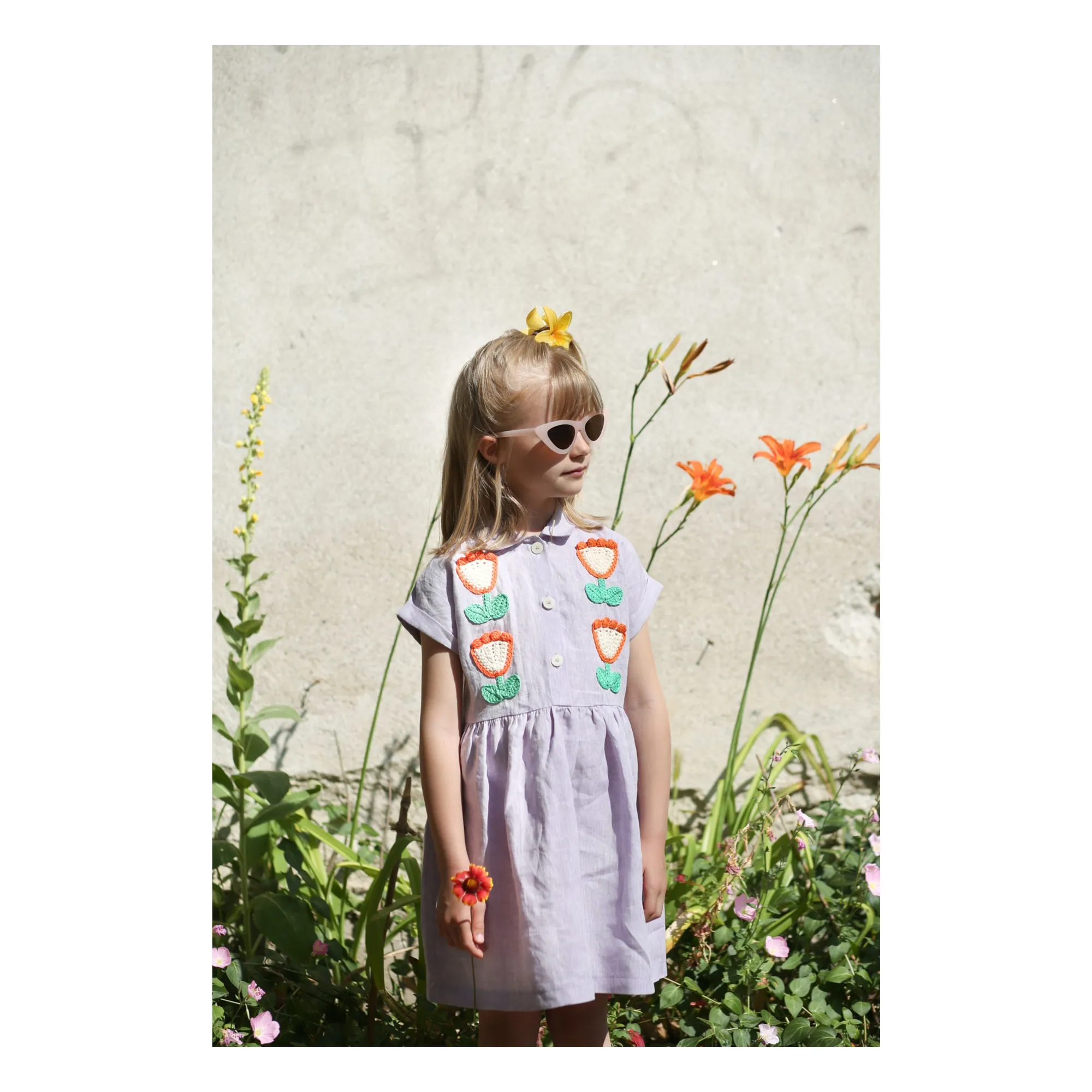Robe Mila Lin | Mauve- Image produit n°3