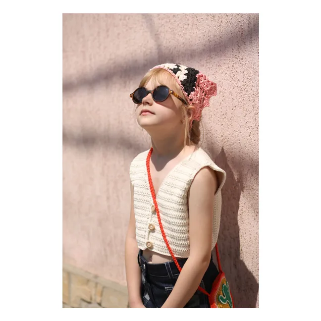 Sleeveless Sahara Crochet Vest | Ecru