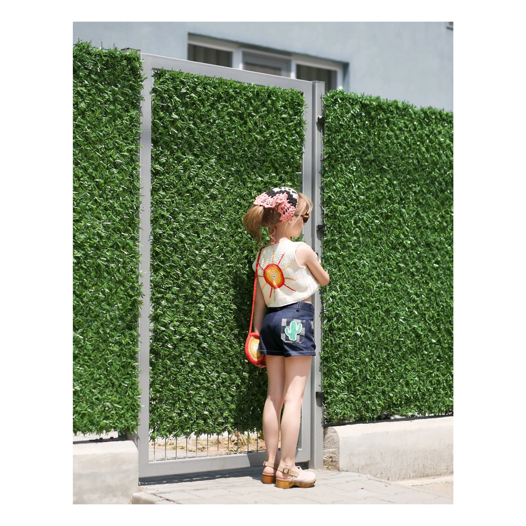 Gilet Sans Manches Sahara Crochet | Ecru- Image produit n°2