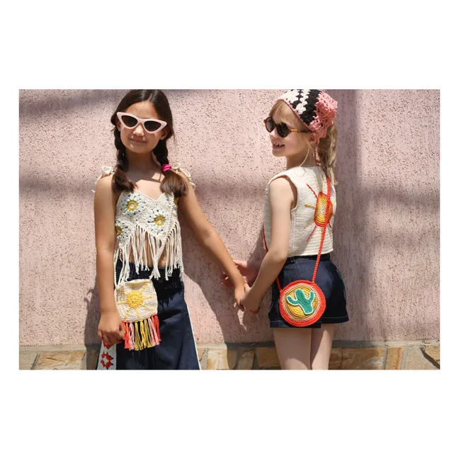 Cactus Crochet Bag | Red