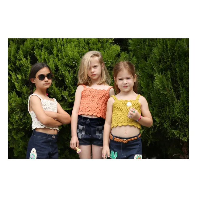 Top Elvira Crochet | Ecru
