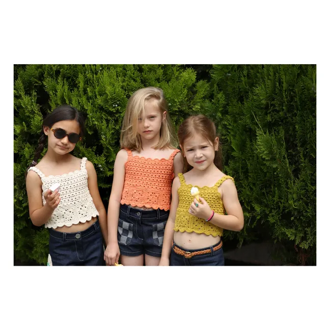Top Elvira Crochet | Ecru
