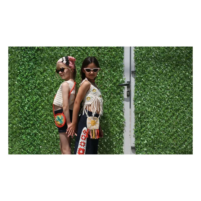 Cactus Crochet Bag | Red