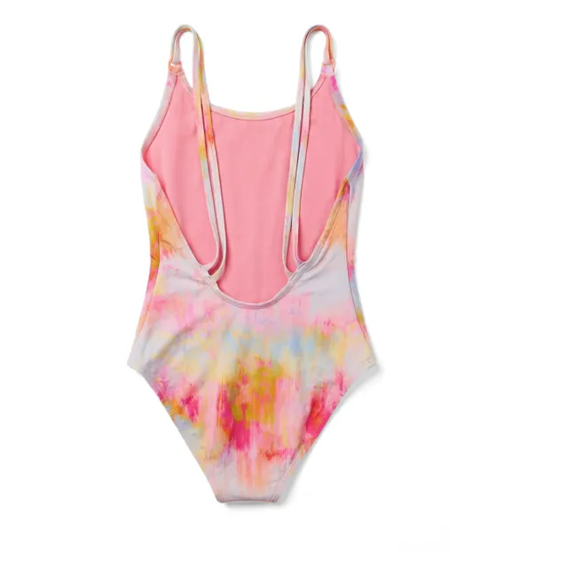 Maillot de Bain 1 Pièce Daiquiri Tie and Dye Fibres Recyclées | Rose