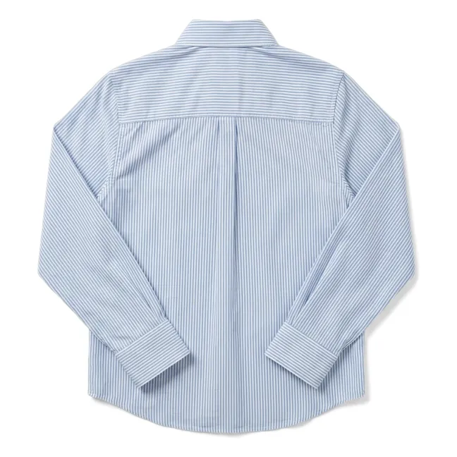 Camisa Oxford de rayas | Azul