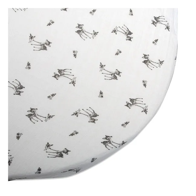 Fitted sheet Lugo Faon 90 cm | White