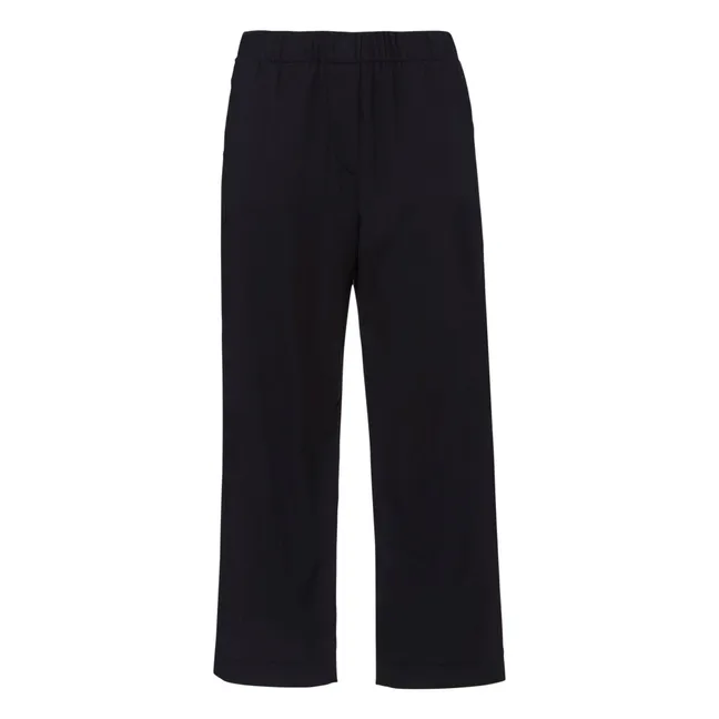 Pantalon Penny Light Popeline de Coton | Noir