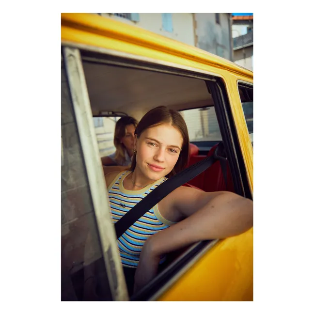 Camiseta de tirantes a rayas Venerdi | Azul Claro