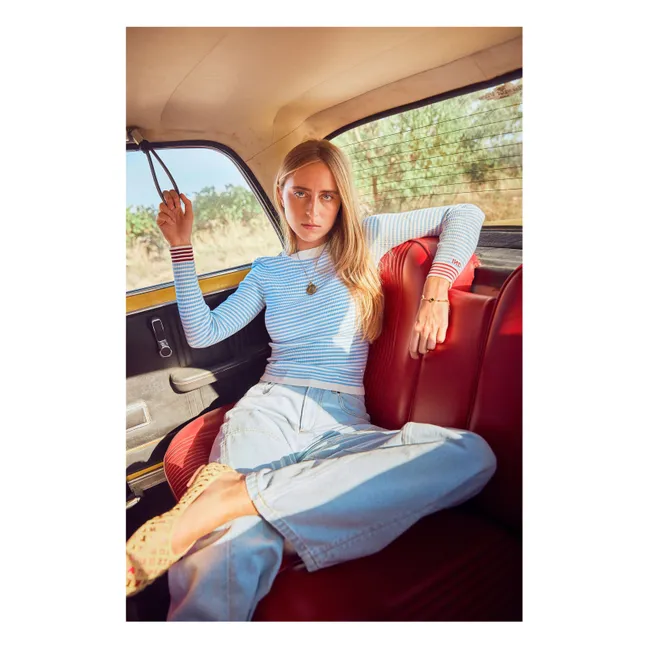 Vesuvio Striped Sweater | Blue