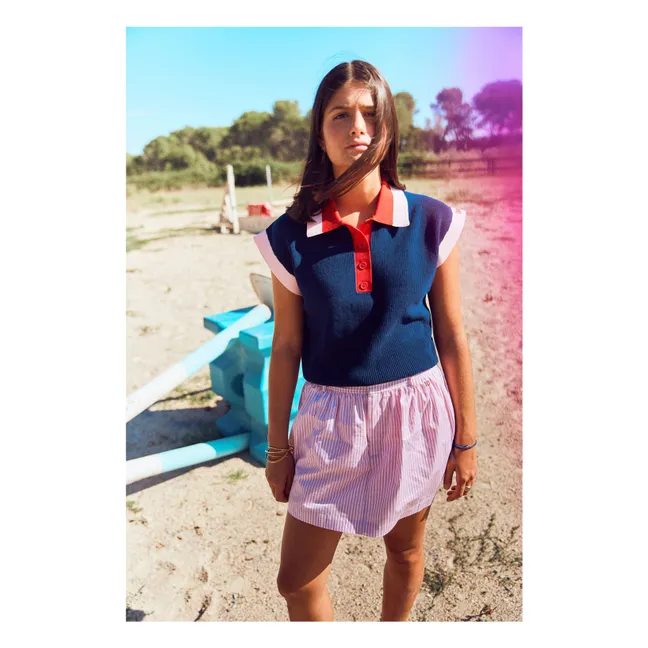 Polo de malla Valor  | Azul Marino