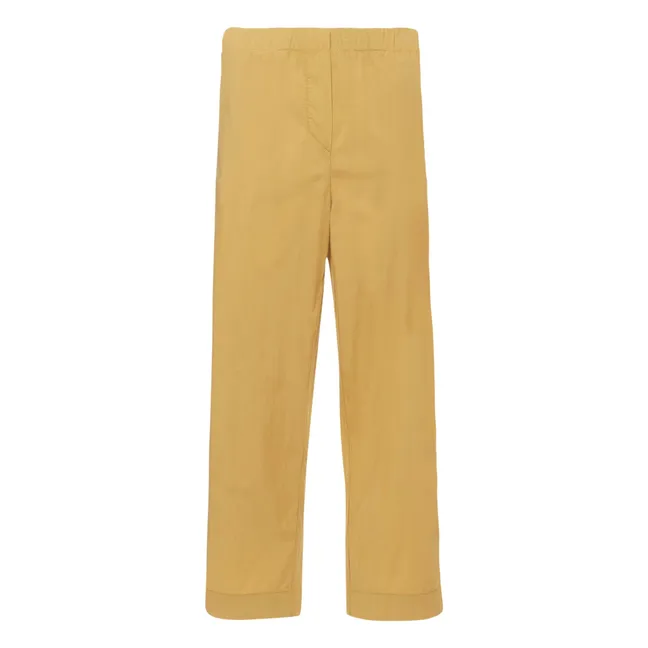 Pantalon Penny Light Popeline de Coton | Doré
