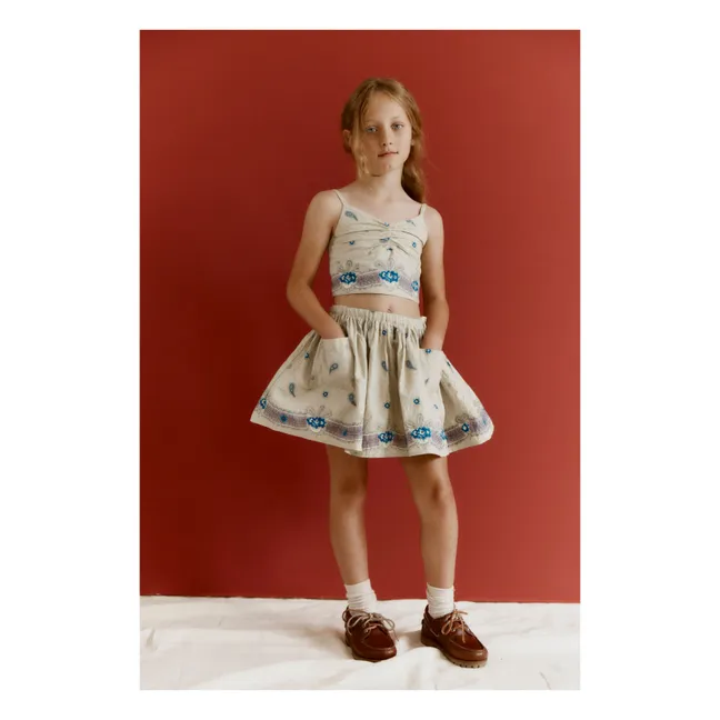 Jupe Myla Paisley | Ecru