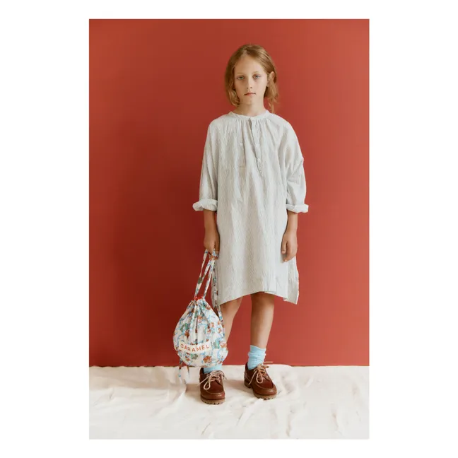 Vestido Carreaux de tejo | Blanco