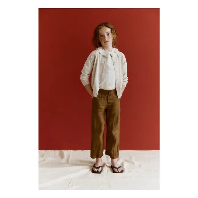 Hose Sullivan Leinen | Braun