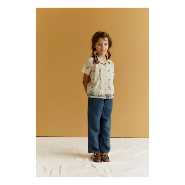 Camisa Bamboo Paisley | Crudo