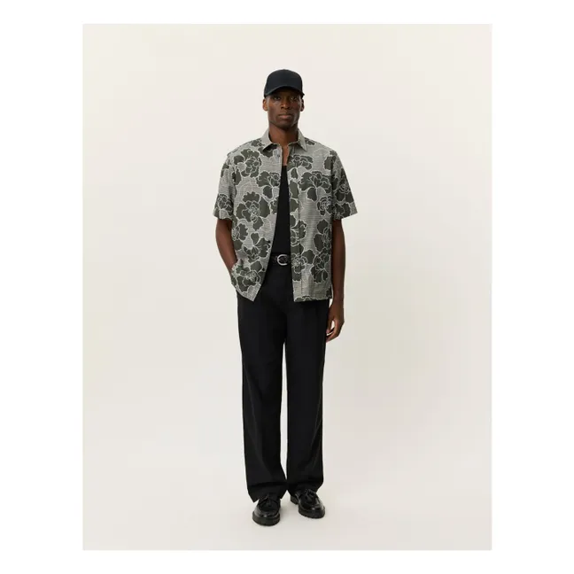 Charlie Poppy Camisa de algodón de manga corta | Khaki