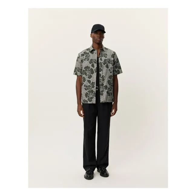Charlie Poppy Camisa de algodón de manga corta | Khaki