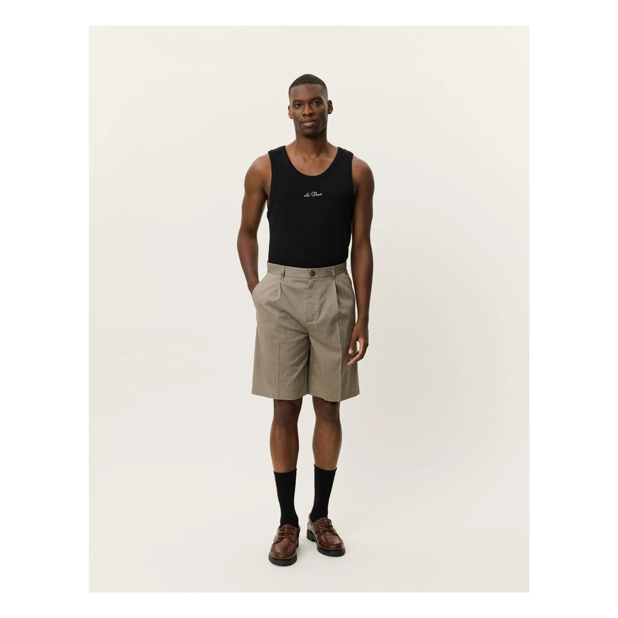 Short Reece Plissé | Vert- Image produit n°1