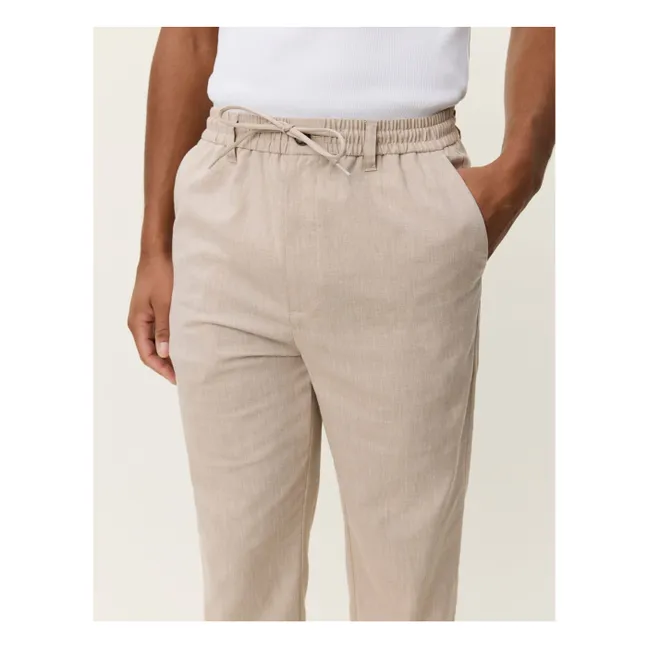 Pantalon Como Fuselé | Beige