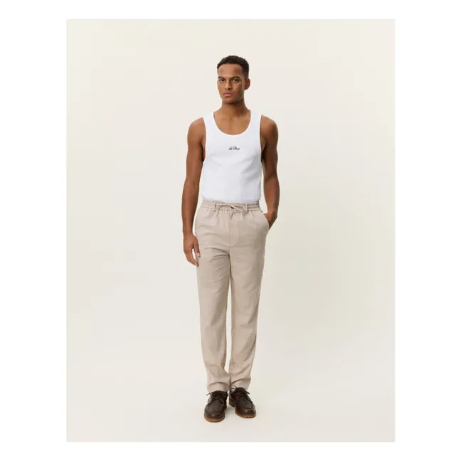 Pantalon Como Fuselé | Beige