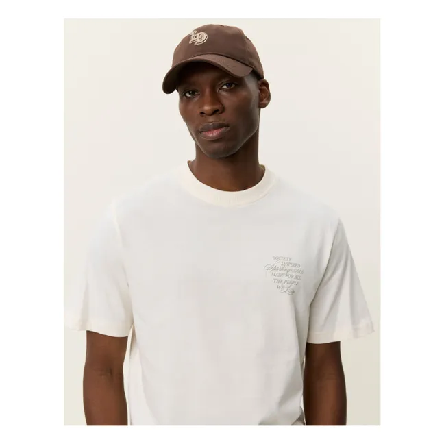 Ben Faience organic cotton T-shirt | Cream