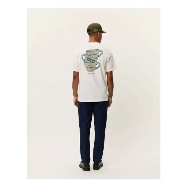 Camiseta de algodón Ben Artist | Blanco