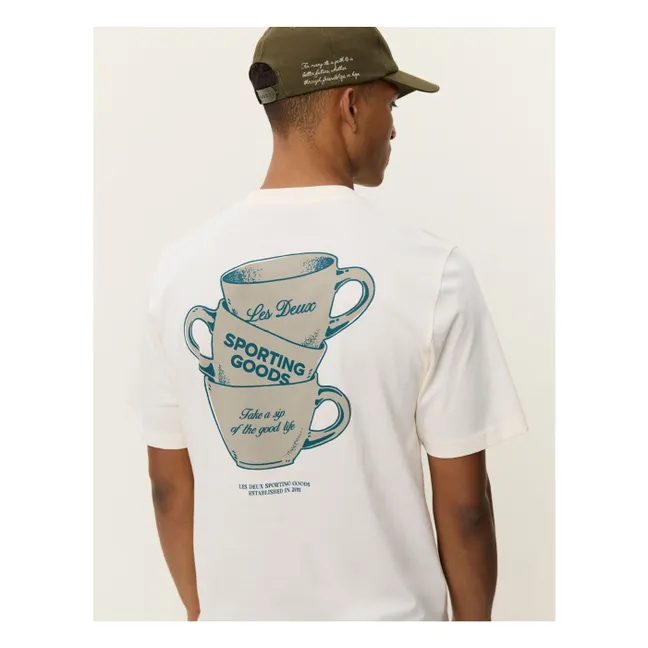 Camiseta de algodón Ben Artist | Blanco