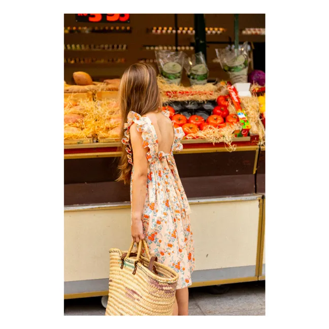 Vestido Arlette Fleurie | Beige rosado