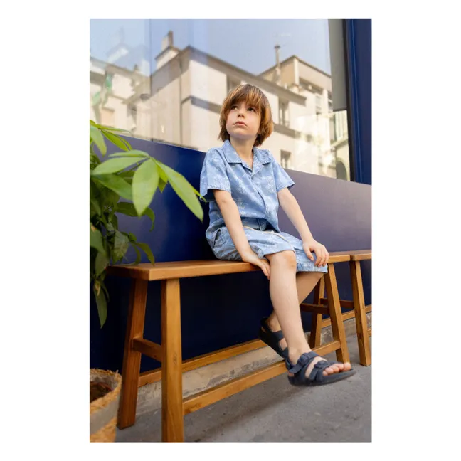 Bermuda in denim Soho Hawaii | Azzurro