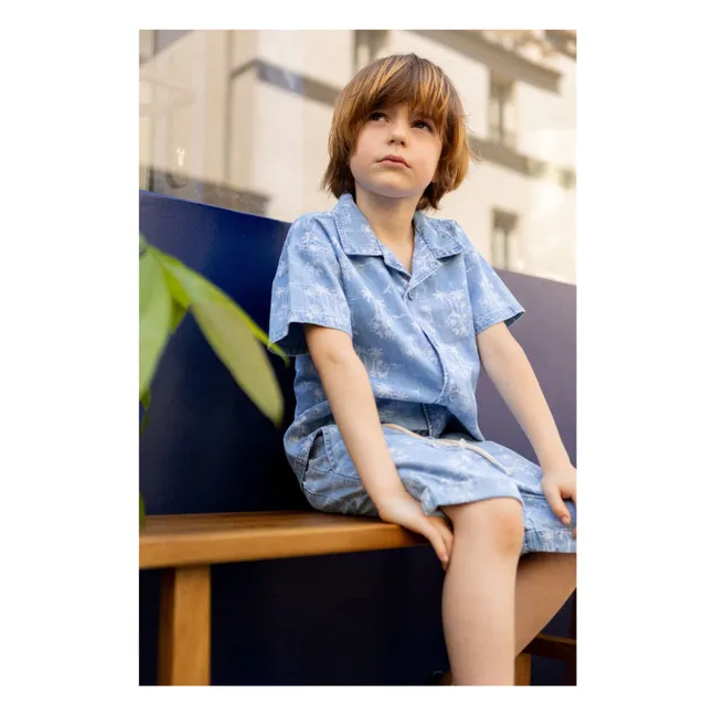 Bermuda Denim Soho Hawaï | Bleu Clair