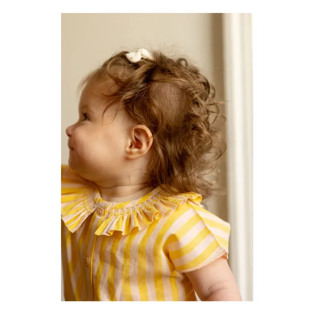 Blusa de rayas Nilah | Amarillo